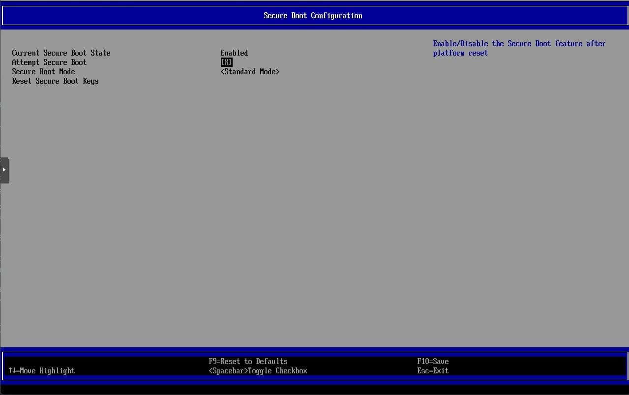 BIOS de VM en Proxmox